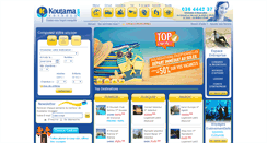 Desktop Screenshot of koutama-voyages.com