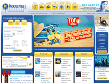 Tablet Screenshot of koutama-voyages.com